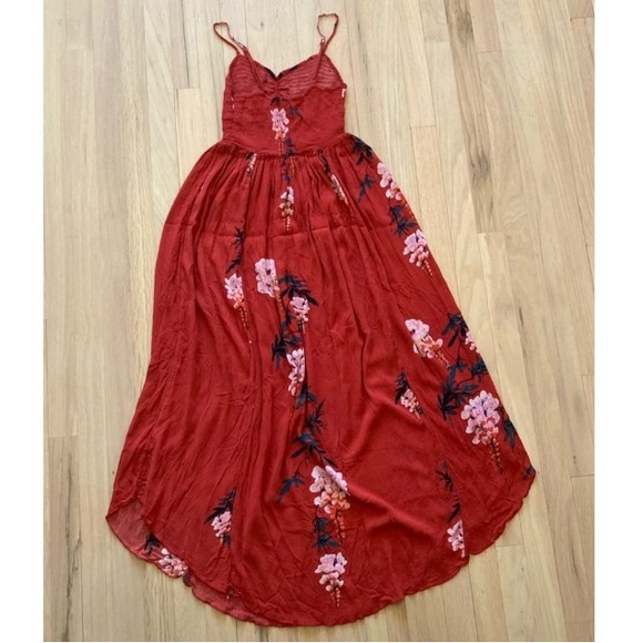 FREE PEOPLE 🌹’Beau’ Floral Print Smocked Maxi Dress - Picture 12 of 16